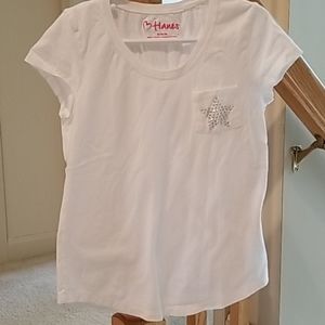 Girls cap sleeve shirt